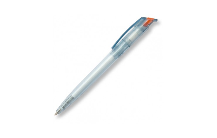 Recycled Clear Blue Ballpen