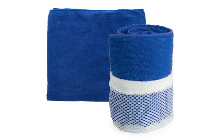 Gym Towel In Mesh Pouch