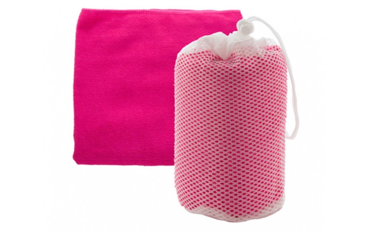 Gym Towel In Mesh Pouch