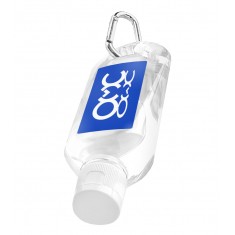 Hand Sanitiser on Carabiner Clip