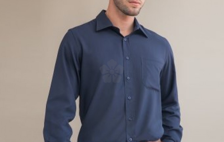 Henbury Long Sleeved Wicking Shirt