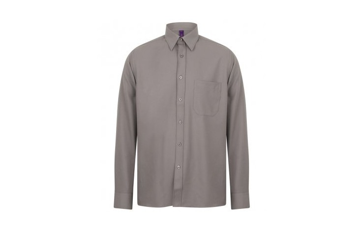 Henbury Long Sleeved Wicking Shirt