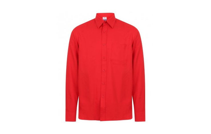 Henbury Long Sleeved Wicking Shirt