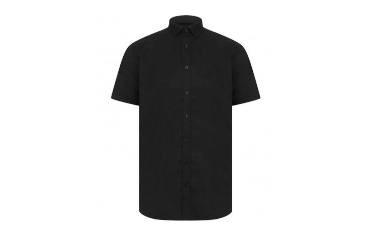 Henbury Modern Short Sleeve Oxford Shirt