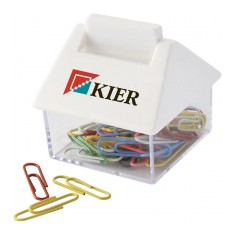 House Shaped Paperclip Dispenser