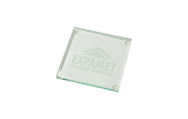 Jade Glass Square Coaster