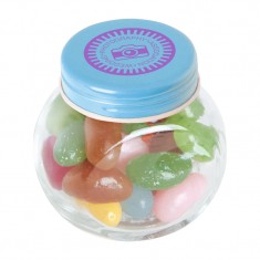 Jelly Beans In Small Glass Jar