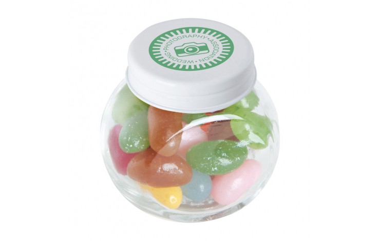 Jelly Beans In Small Glass Jar