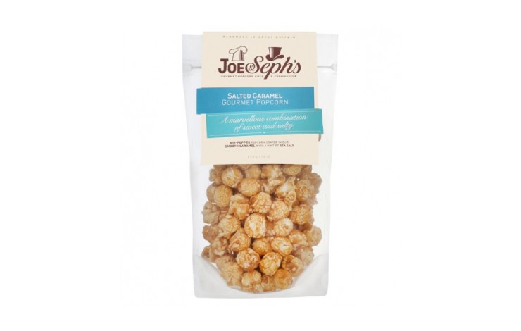 Joe & Sephs Salted Caramel Popcorn Pouch