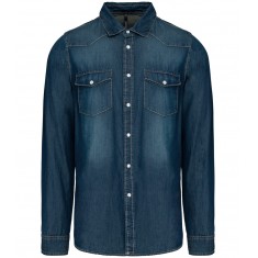Kariban Long Sleeve Denim Shirt