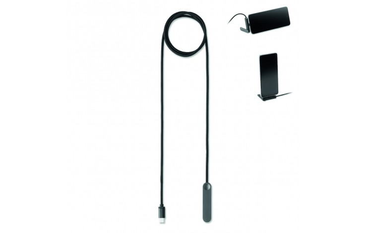 Kibworth Charging Cable & Phone Stand