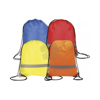 reflective drawstring bag