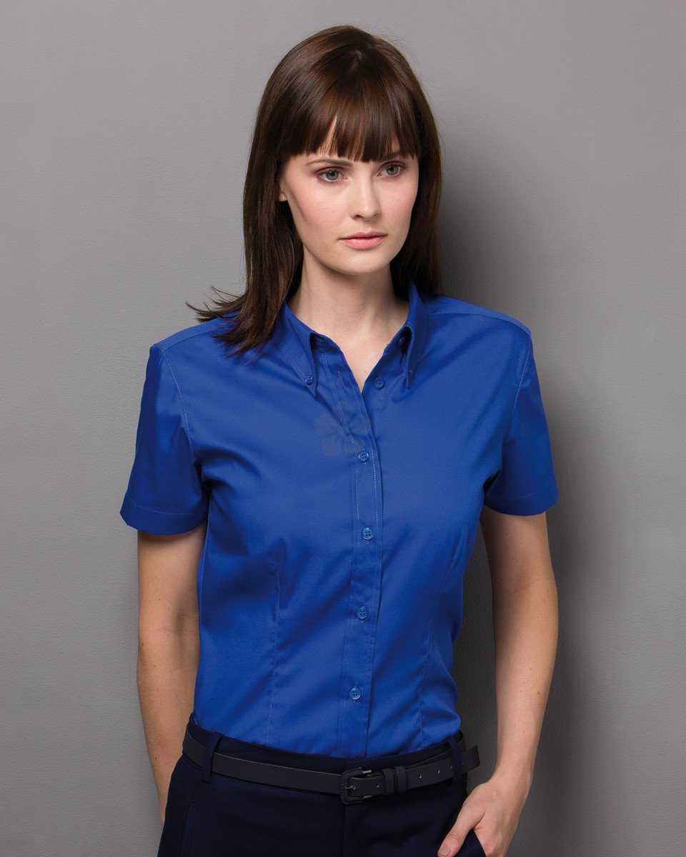 Promotional Kustom Kit Ladies' Corporate Short Sleeve Oxford Shirt ...