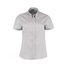Kustom Kit Ladies' Corporate Short Sleeve Oxford Shirt