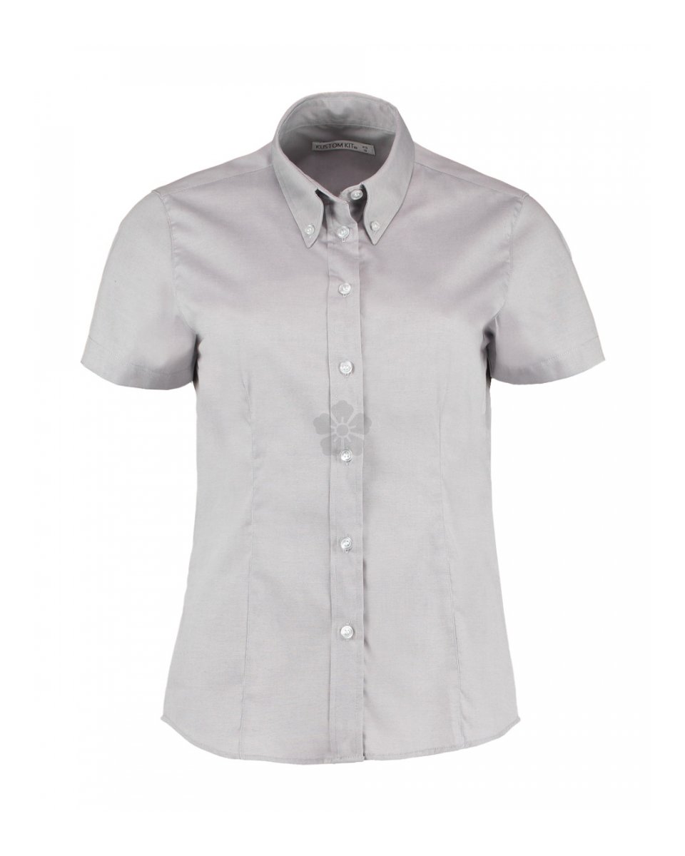 Promotional Kustom Kit Ladies' Corporate Short Sleeve Oxford Shirt ...