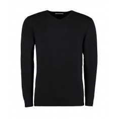 Kustom Kit Men's Arundel Long Sleeve V-Neck Sweater