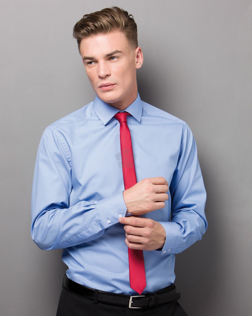 Promotional Kustom Kit Men's Tailored Fit Long Sleeve Business Shirt ...