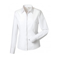 Ladies Long Sleeve Poplin Shirt