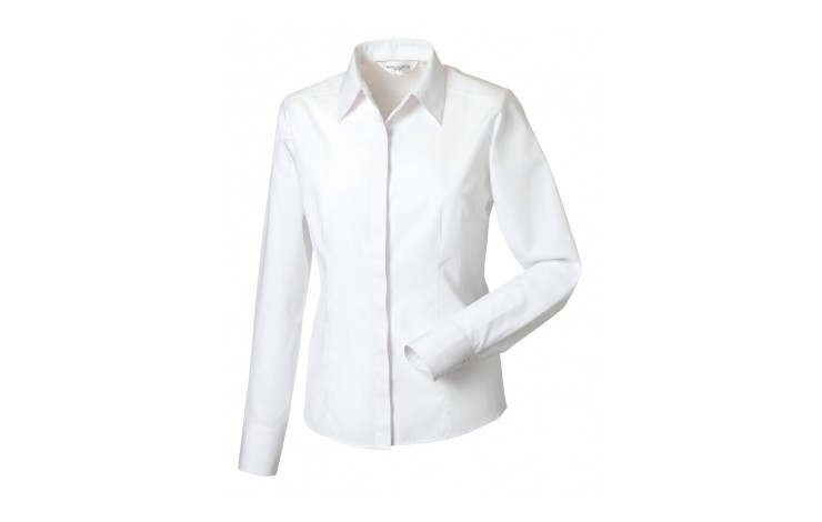 Ladies Long Sleeve Poplin Shirt