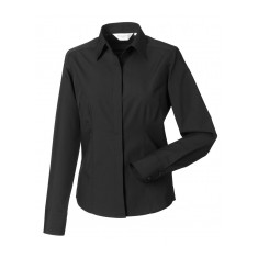 Ladies Long Sleeve Poplin Shirt