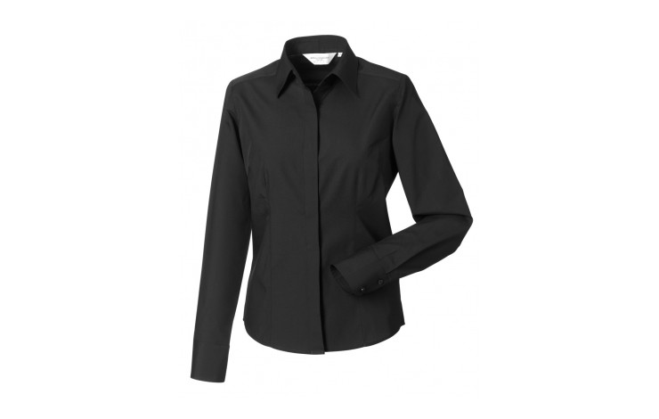 Ladies Long Sleeve Poplin Shirt