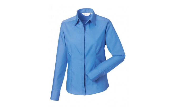 Ladies Long Sleeve Poplin Shirt