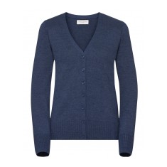 Ladies V-Neck Knitted Cardigan