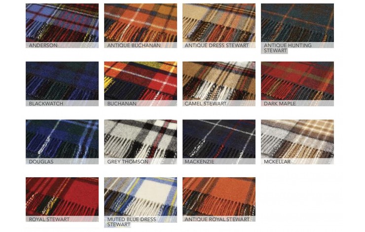 Lambswool Tartan Blanket