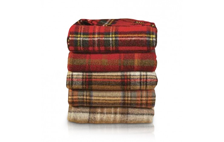 Lambswool Tartan Blanket