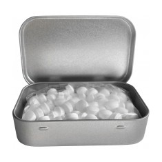 Large Flat Hinged Mint Tin