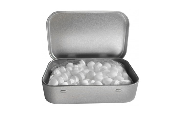 Large Flat Hinged Mint Tin