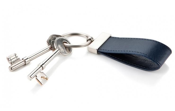 Large Leather Key Fob