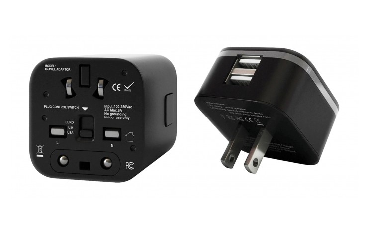 Light Up Plug and Travel Adaptor