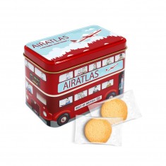 London Bus Tin with Shortbread Biscuits