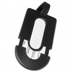 Slide and Reveal Luggage Tag