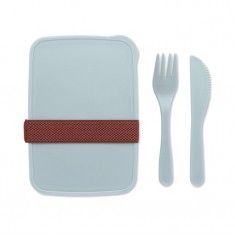 Lunch box and cutlery set