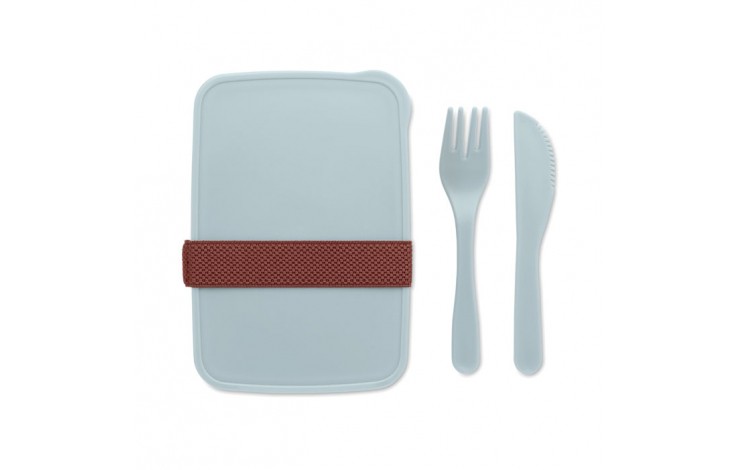 Lunch box and cutlery set