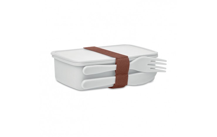 Lunch box and cutlery set