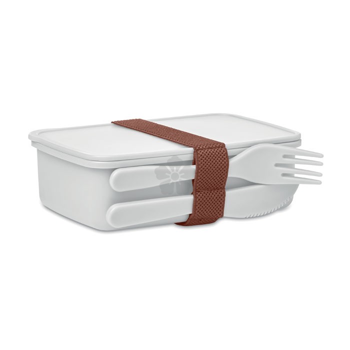 Promotional Lunch box and cutlery set, Personalised by MoJo Promotions