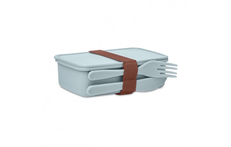 Lunch box and cutlery set