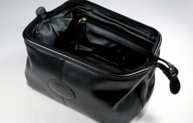 Malvern Leather Wash Bag