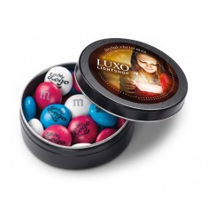 Branded M&Ms in Tin