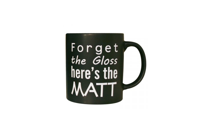 Matt Black Cambridge Mug