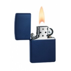 Matte Navy Blue Zippo Lighter