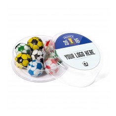 Maxi Round Pot with Chocolate Footballs