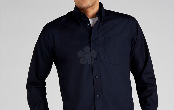Mens Workwear Pinpoint Oxford Long Sleeve Shirt