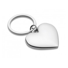 Metal Heart Keyring