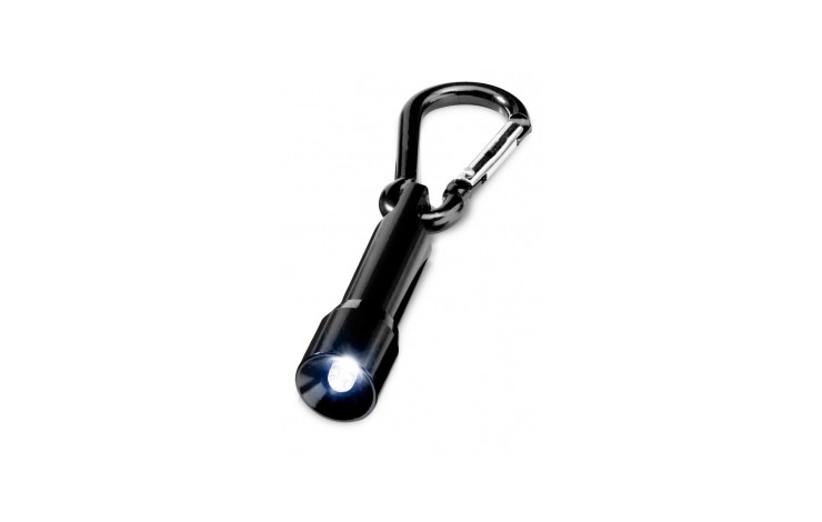 Metal LED Torch with Carabiner