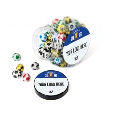 Mini Cookie Jar with Chocolate Footballs