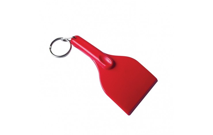 Mini Curved Ice Scraper Keyring